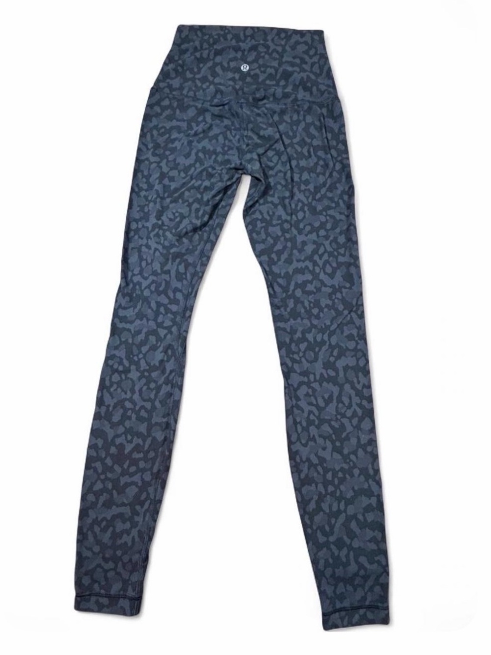 Lululemon Grey Animal Print High Rise Leggings Yoga Activewear